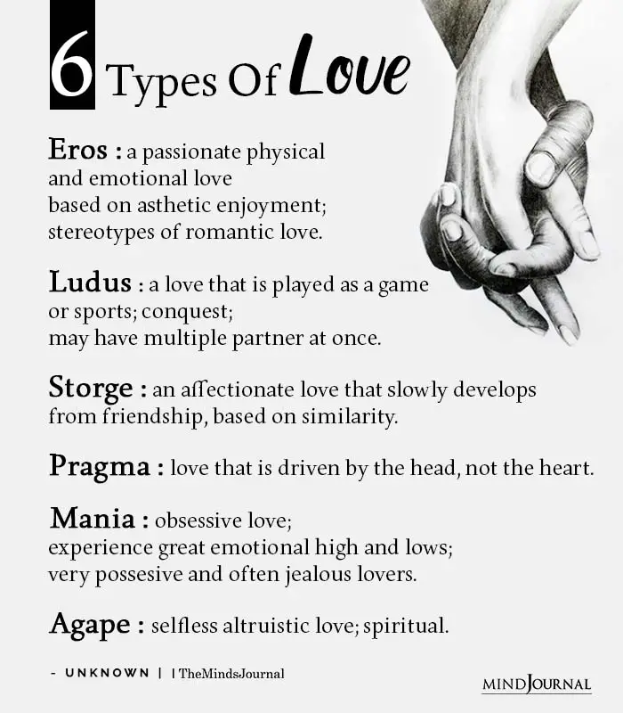 What Is Love? The 6 Different Forms Of Love - The Fact Site
