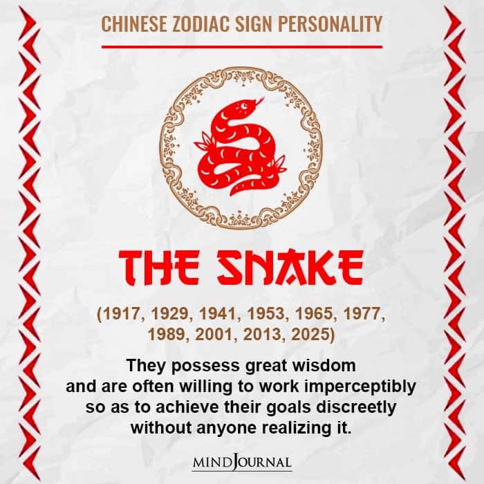 Personality Traits Of Chinese Zodiac Signs - Chinese zodiac snake