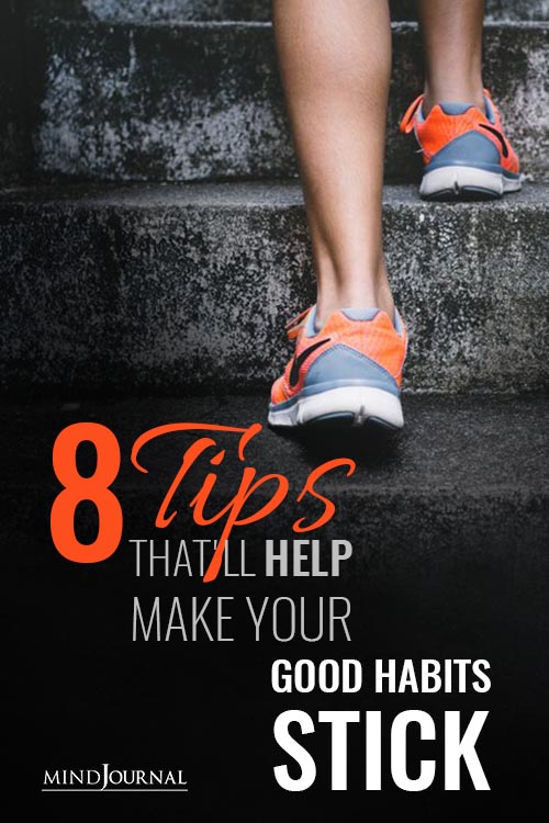 Tips Help Make Good Habits Stick pin