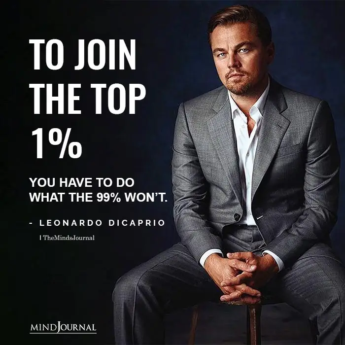 To Join The Top 1%