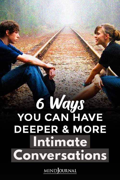 Ways Deeper more Intimate Conversations Pin