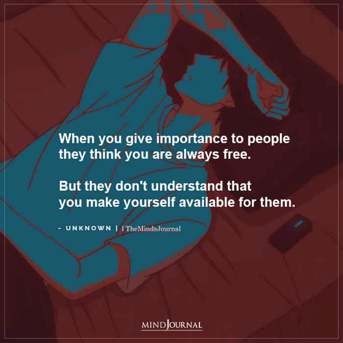 give importance to people