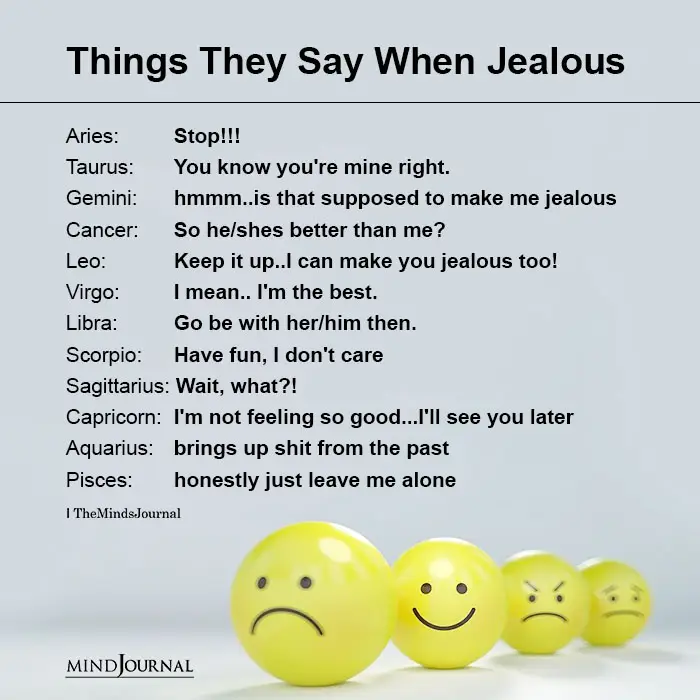 What They Say When Theyre Jealous