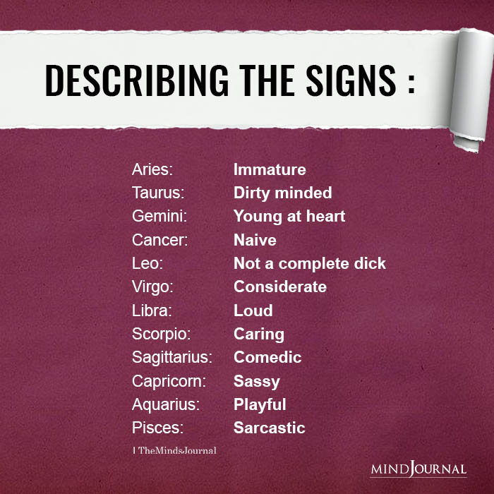 Zodiac Signs In A Nutshell