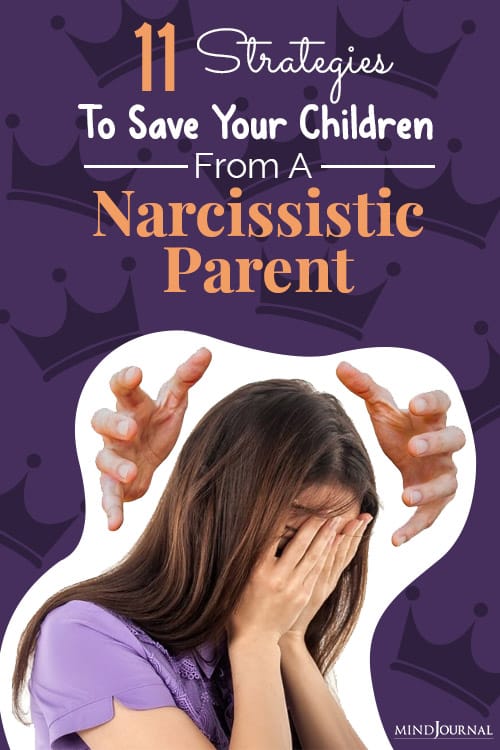 save children from narcissistic parent pin