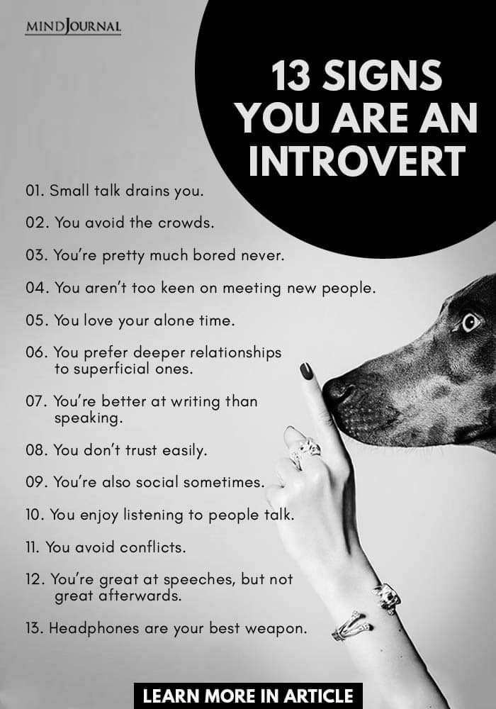 13 Signs You Are An Introvert