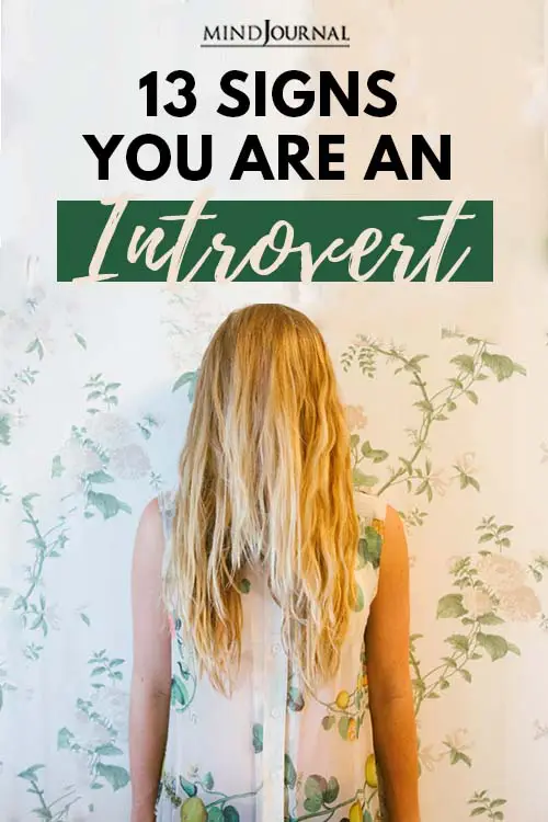 Signs You Are Introvert Pin