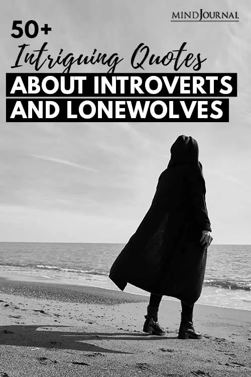 Intriguing Quotes About Introverts And Lonewolves Pin