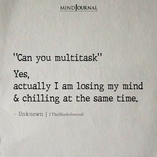 Can You Multitask