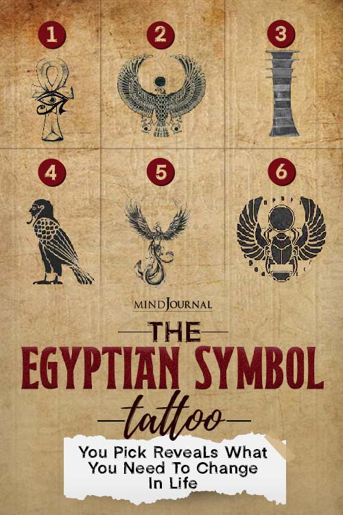 Egyptian Symbol Tattoo Reveals Change Life pin