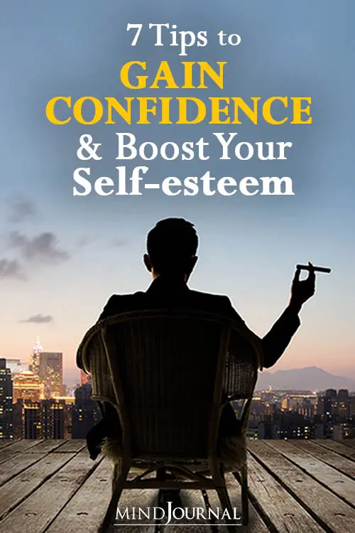Gain Confidence Boost Selfesteem pin