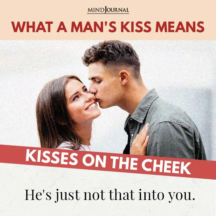 Kisses on the cheek