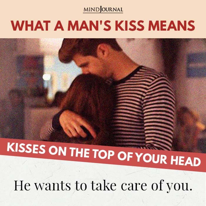 A head kisses your when guy What does