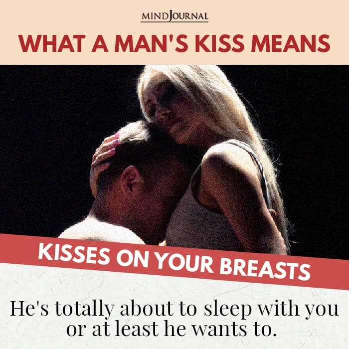 Kisses on your breasts