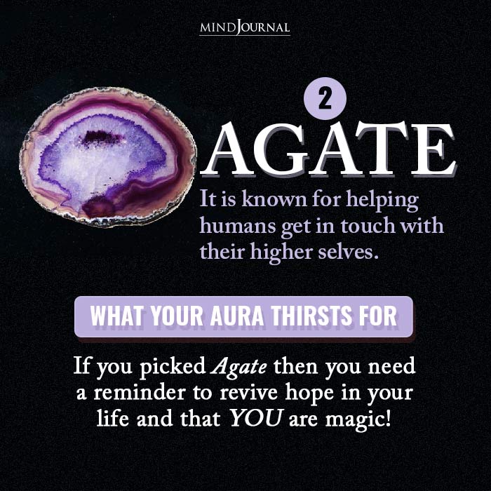 Magic Stone You Pick Reveals Aura Thirsts agate