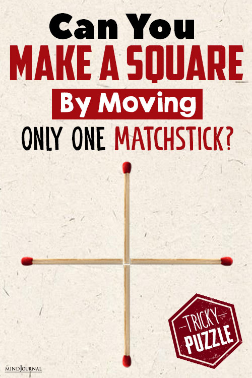 Make Square By Moving One Matchstick pin
