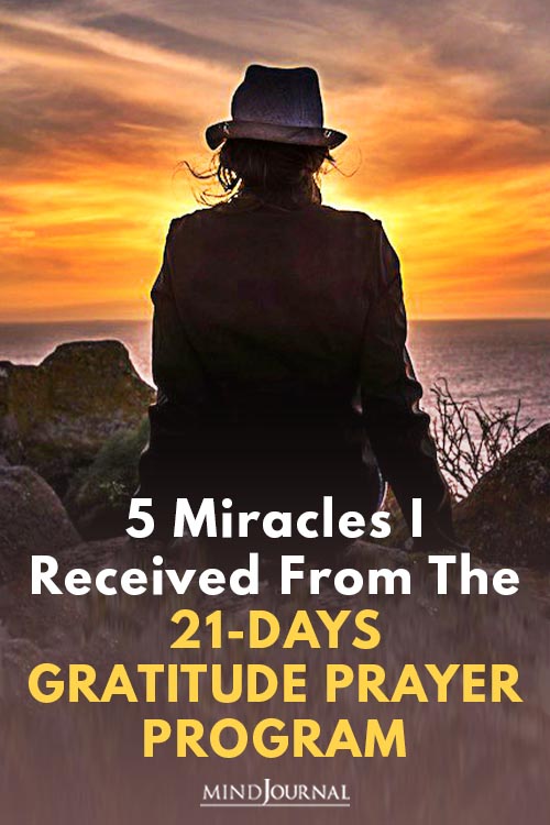 Miracles Gratitude Prayer Program Pin