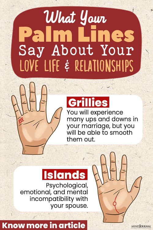 Palm Lines Say About Love Life Relationships pin
