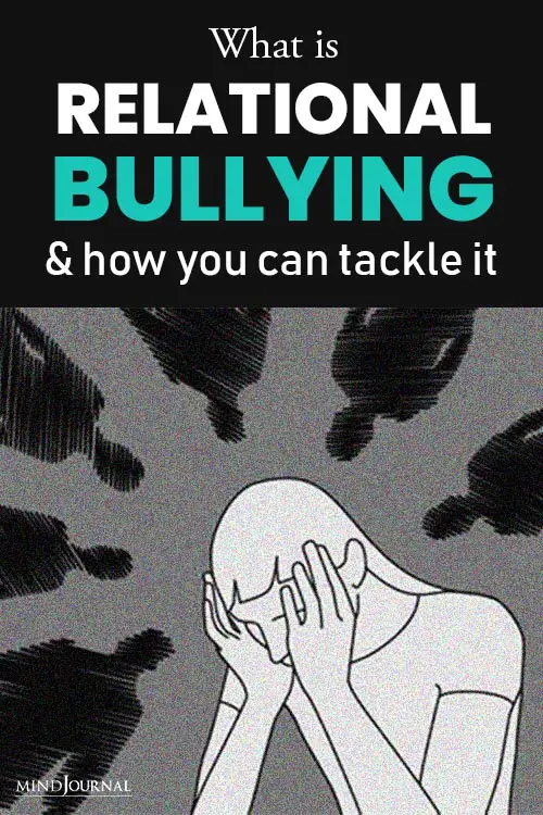 Relational Bullying How You Tackle It pin