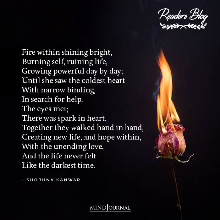 The Fire Within Shining Bright