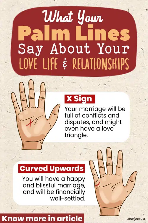 What Palm Lines Say About Love Life Relationships pin