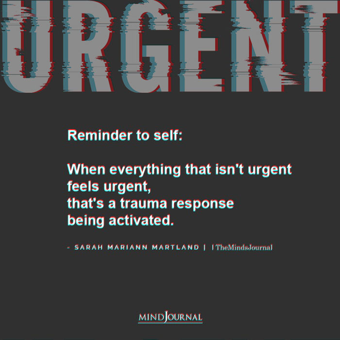 everything that isnt urgent feels urgent