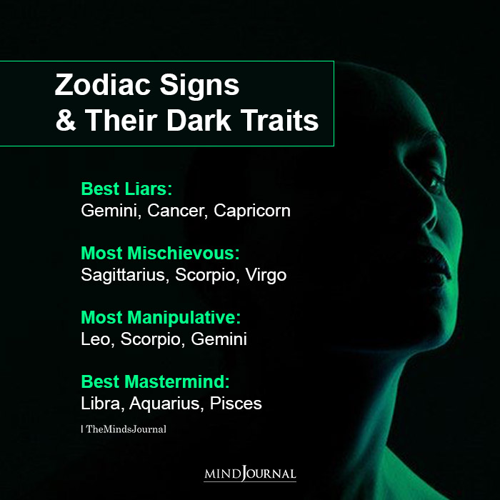 Zodiac Signs And Their Dark Traits
