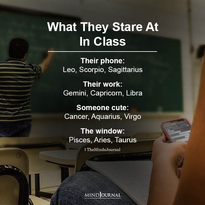 What They Stare At In Class
