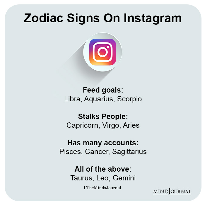 Zodiac Signs On Instagram