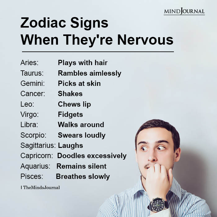Signs When They're Nervous