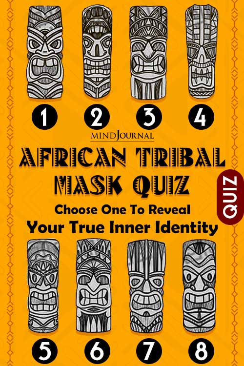 African Tribal Mask Quiz Reveal True Inner Identity pin