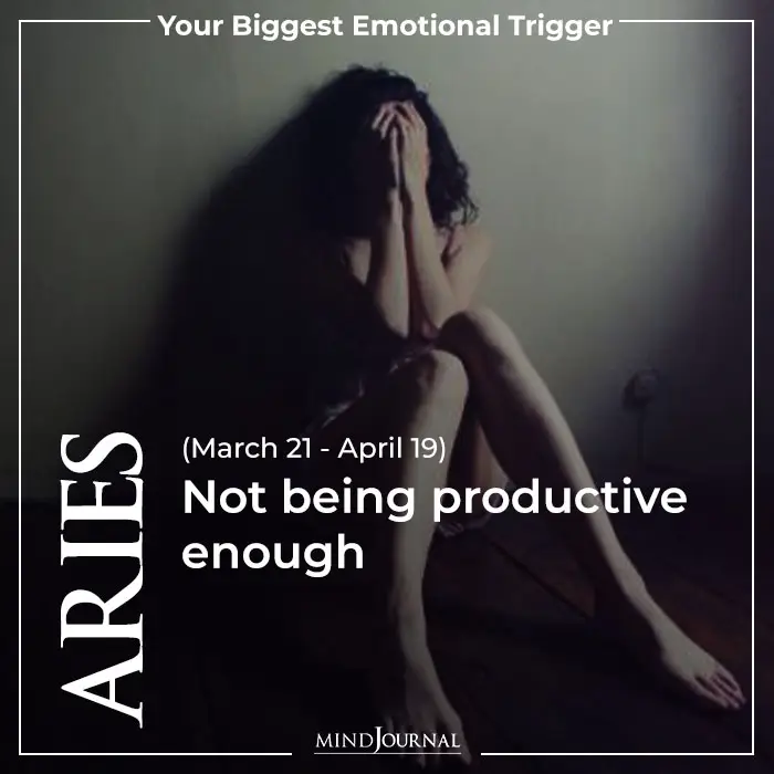 Aries Not being productive enough