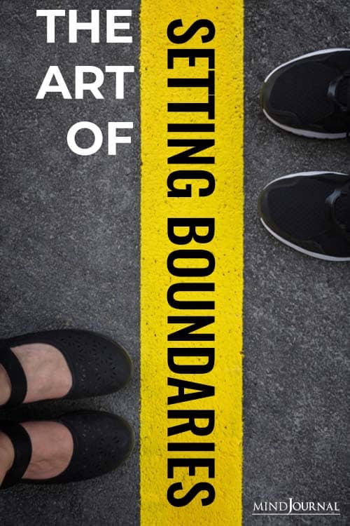 Art Setting Boundaries Pin