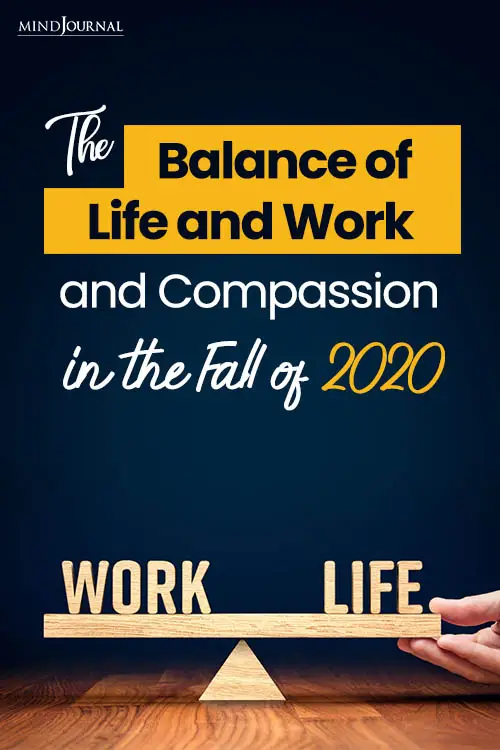 Balance of Life Work Compassion pin
