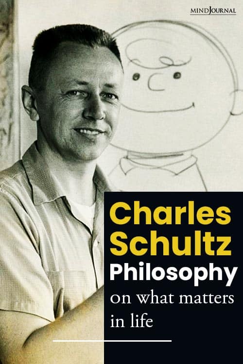 Charles Schultz Philosophy What Matters In Life pin