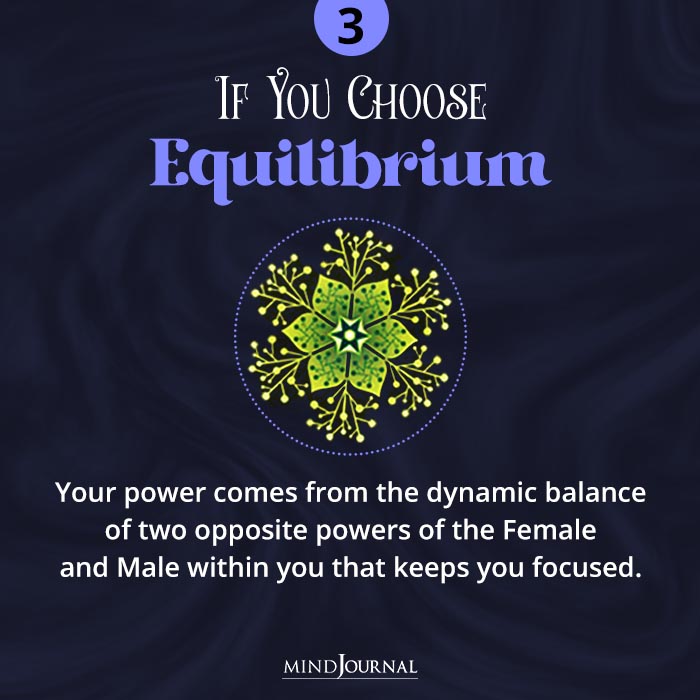 Choose A Mandala If You Choose Equilibrium