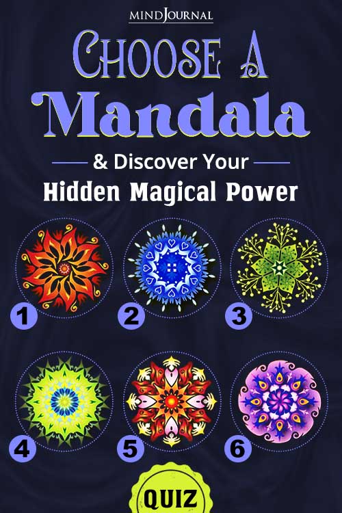 Choose Mandala Hidden Magical Power pin