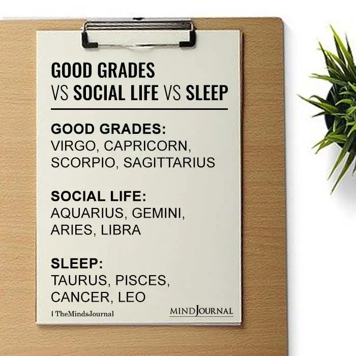 Good Grades vs Social Life vs Sleep