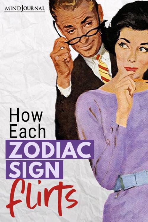 How Each Zodiac Sign Flirts Pin