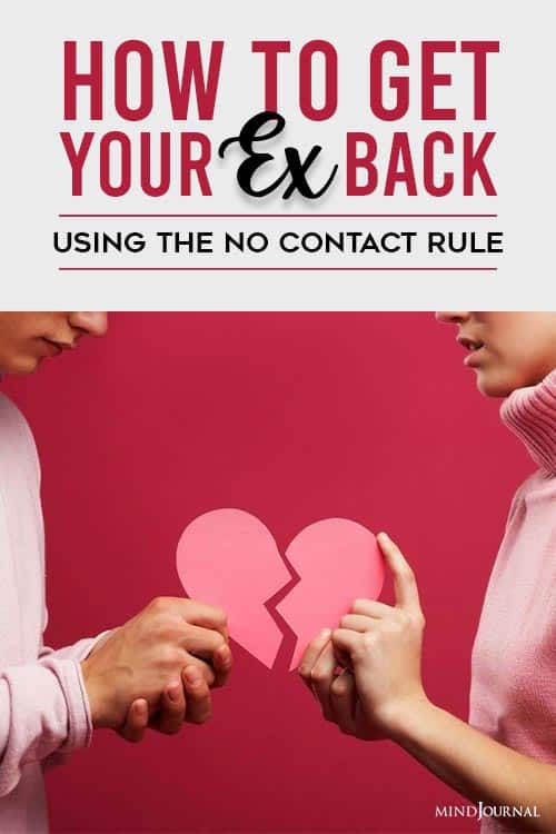How Get Your Ex Back Using No Contact Rule Pin