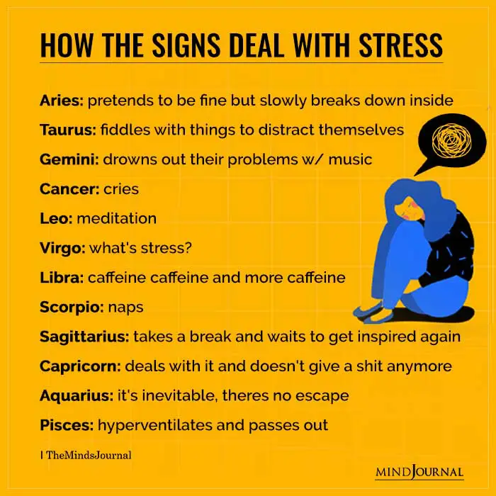How The Signs Deals With Stress