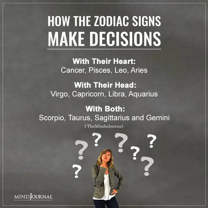 How Zodiac Signs Make Decisions