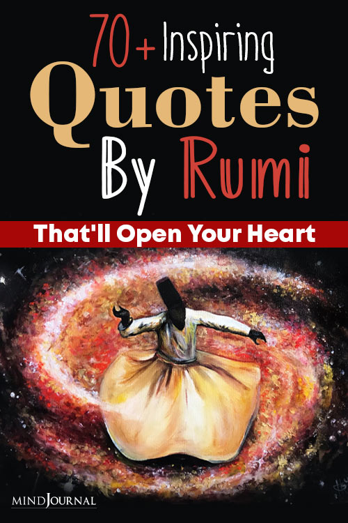 Inspiring Quotes By Rumi Positive Outlook Life pin