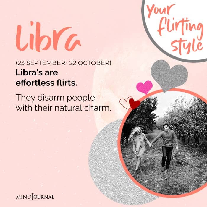 Libras are effortless flirts