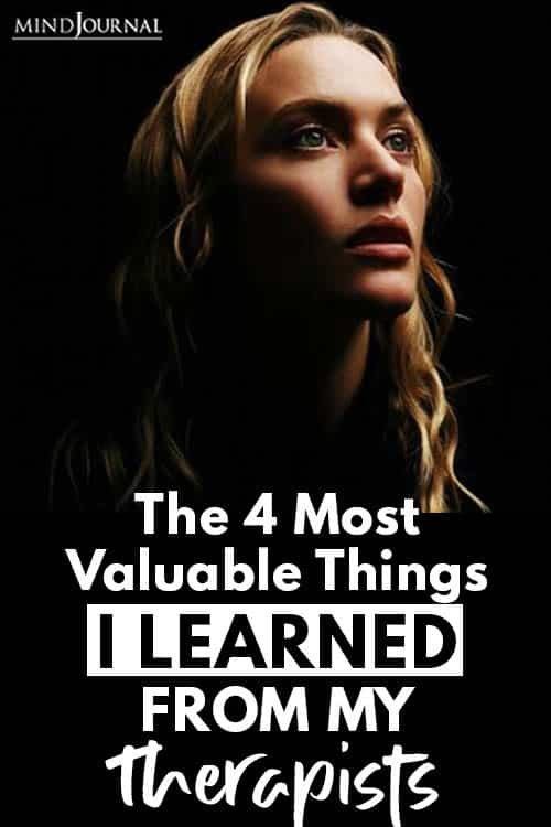 Most Valuable Things Learned From Therapists pin