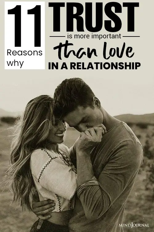 Reasons Why Trust More Important Than Love Relationship Pin