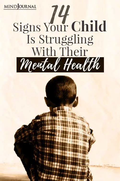 Signs Child Struggling Mental Health Pin