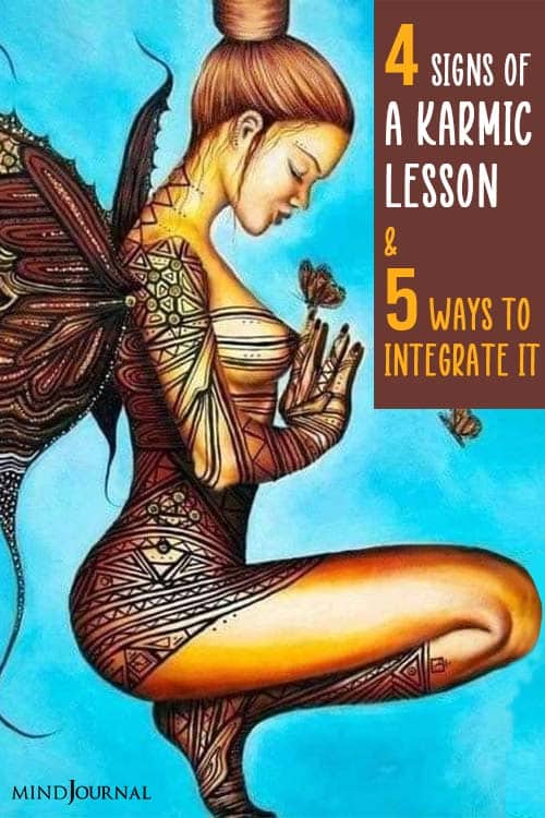 Signs Of Karmic Lesson Ways Integrate It pin