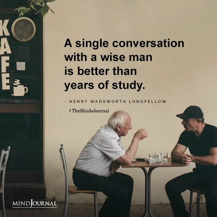 Single Conversation With Wise Man