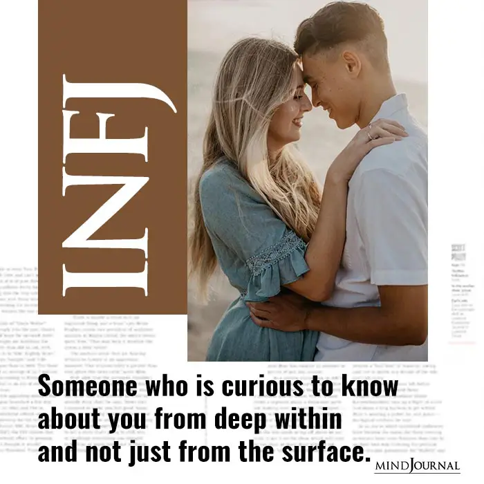 Stay single until you meet someone like this INFJ